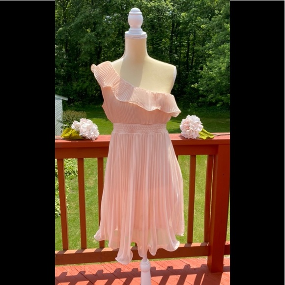AMERICAN RAG RUFFLE OFF SHOULDER DRESS - Picture 6 of 14